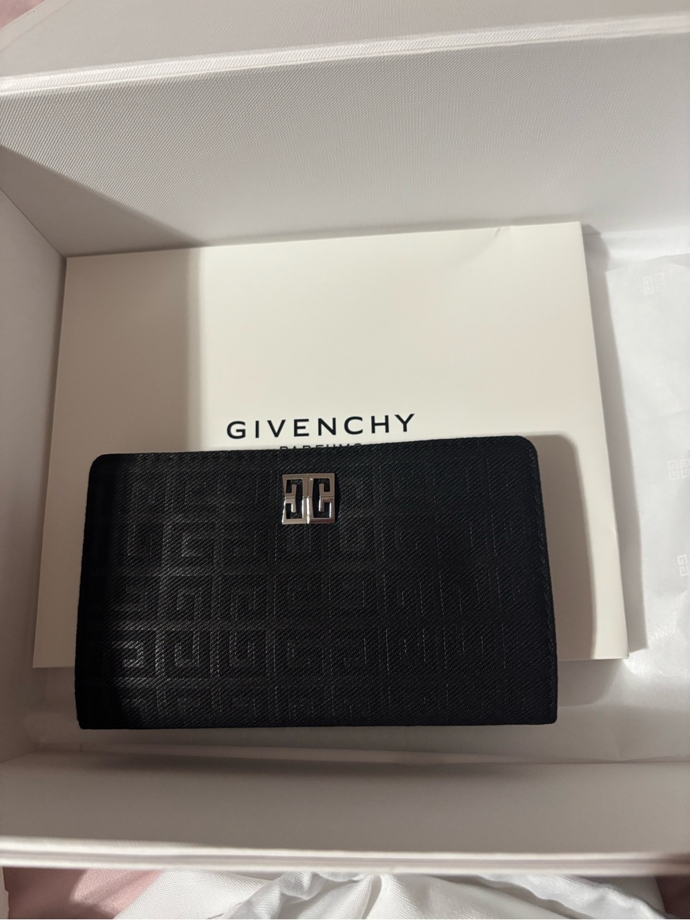 Givenchy Black Logo Make Brush Travel Case